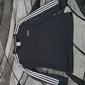 ADIDAS 3-STRIPE CLIMALITE CREW SWEATSHIRT